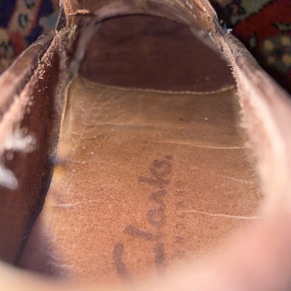 Men’s Clarks Loafers Clarks Driving Shoes Men’s Moccasins sz 9 Men’s Loafers - Picture 7 of 12